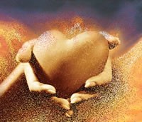 accroche � ton coeur , un morceau de foulard rouge...